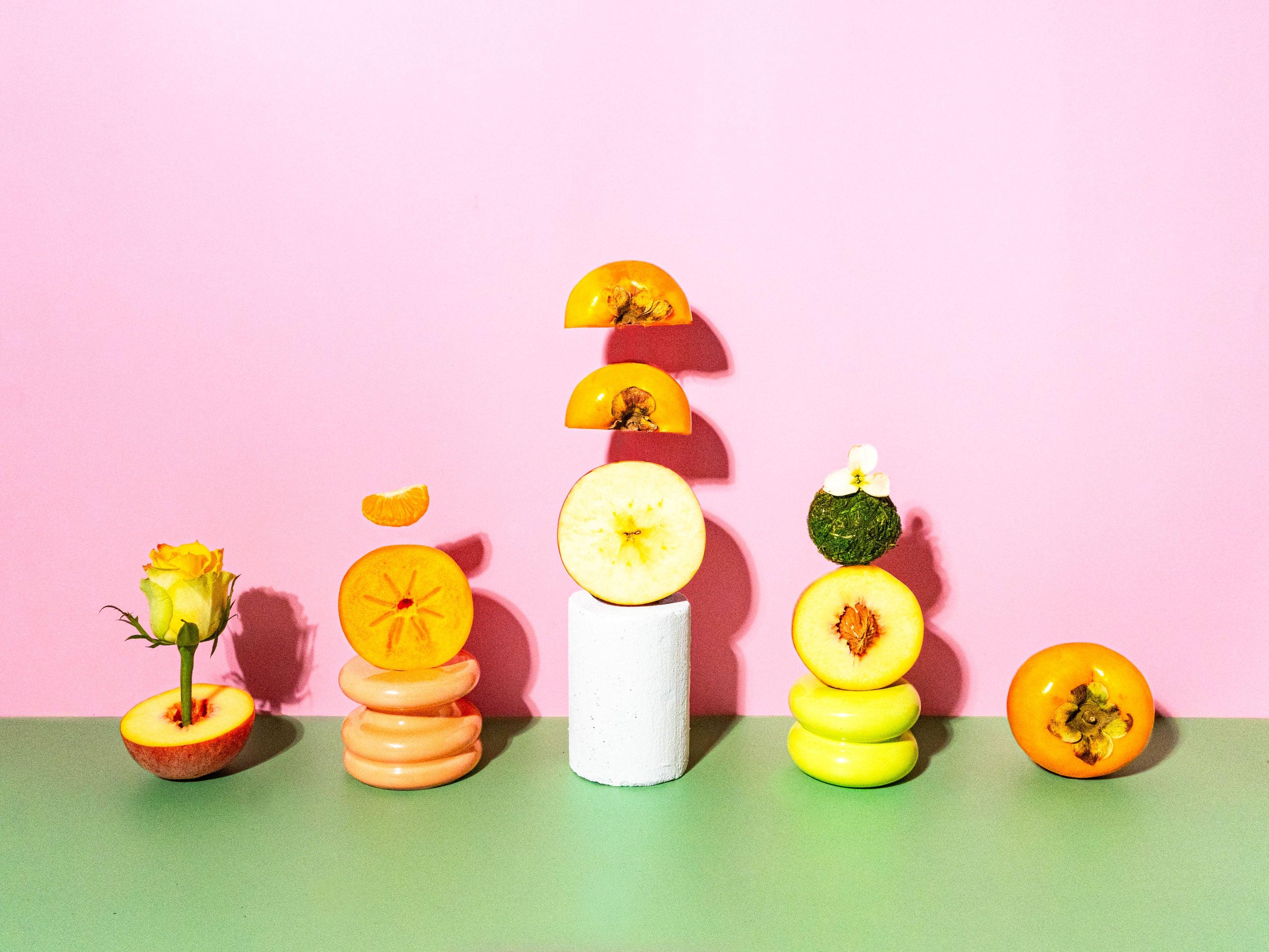 Persimmon + Peach