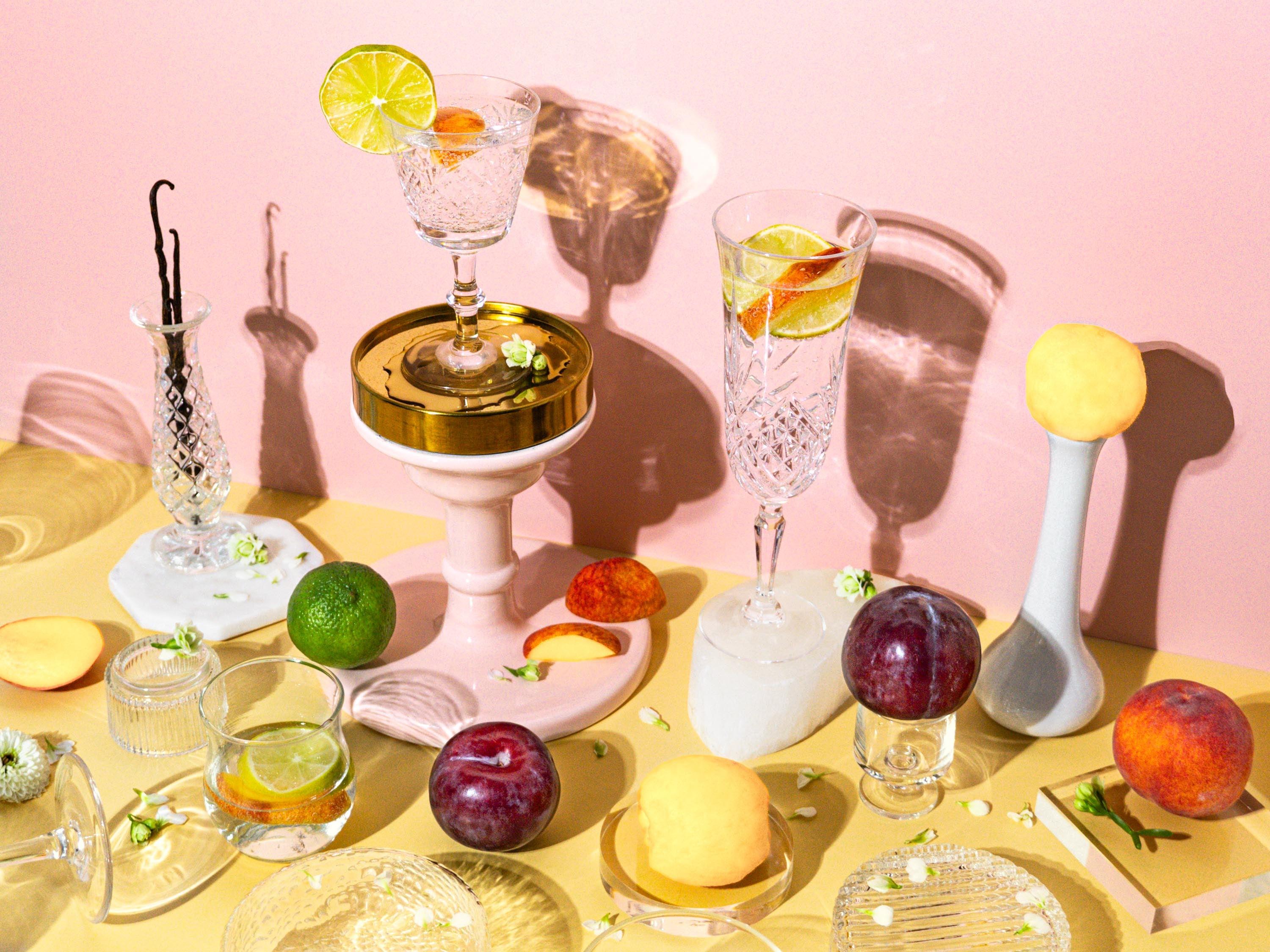 White Peach + Citrus Sparkler