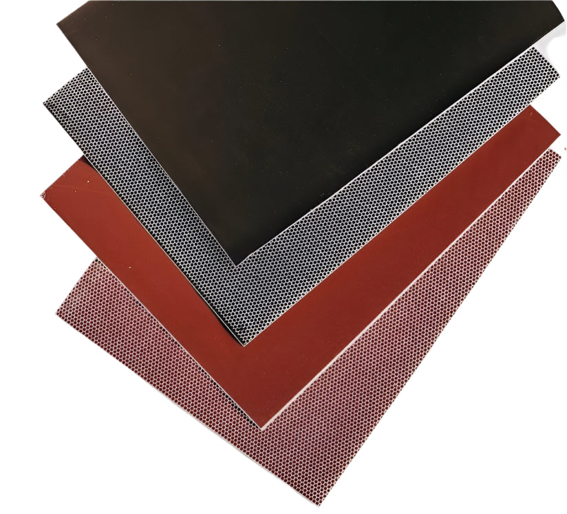 sheets of Match strike paper fanned out