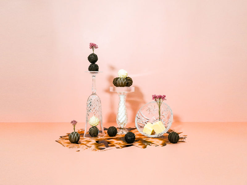 Cocoa Ganache + Vanilla Truffle