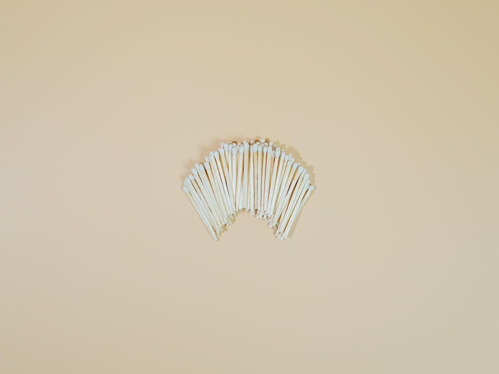 3" Matchsticks - White